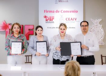 FIRMA DIF SINALOA CONVENIO CON LA COMISIÓN ESTATAL DE ATENCIÓN INTEGRAL A VÍCTIMAS