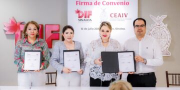 FIRMA DIF SINALOA CONVENIO CON LA COMISIÓN ESTATAL DE ATENCIÓN INTEGRAL A VÍCTIMAS
